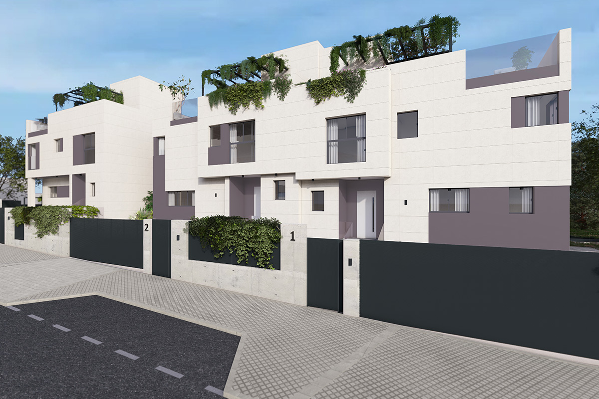 obra nuevo puerta de hierro